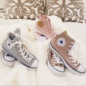 CONVERSE ALL STAR SET OF THREE PAIRS OF SHOES